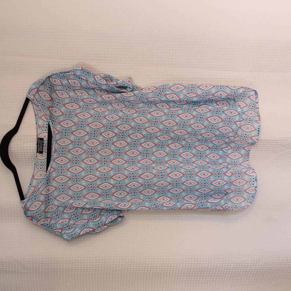 Printed paper moon blouse
